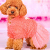 Veil Skirt Princess Dress Pet Clothes